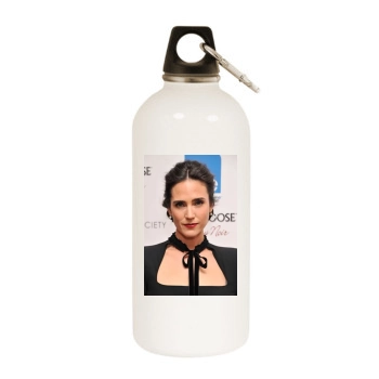Jennifer Connelly White Water Bottle With Carabiner