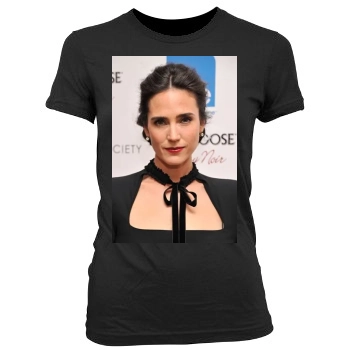 Jennifer Connelly Women's Junior Cut Crewneck T-Shirt