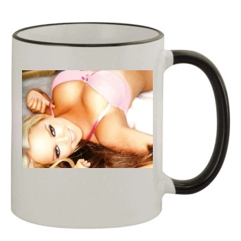 Jennifer Ellison 11oz Colored Rim & Handle Mug