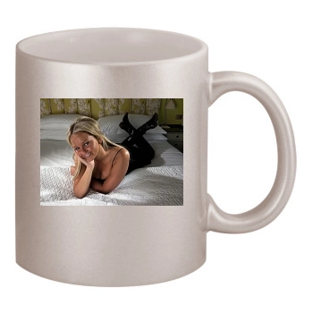 Jennifer Ellison 11oz Metallic Silver Mug