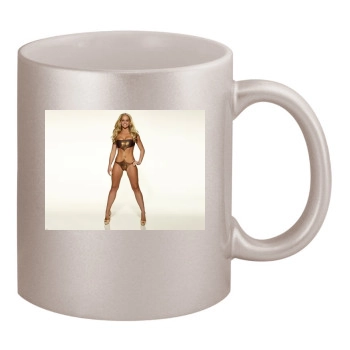 Jennifer Ellison 11oz Metallic Silver Mug