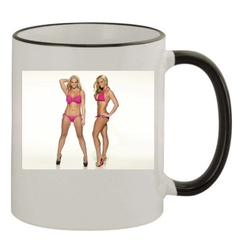 Jennifer Ellison 11oz Colored Rim & Handle Mug