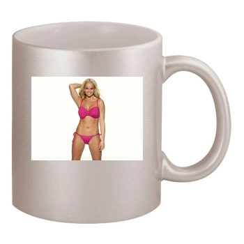 Jennifer Ellison 11oz Metallic Silver Mug