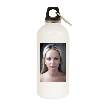 Jennifer Ellison White Water Bottle With Carabiner