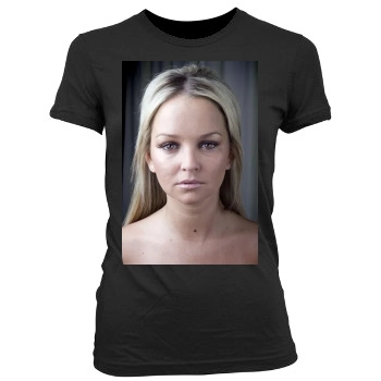 Jennifer Ellison Women's Junior Cut Crewneck T-Shirt