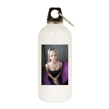 Jennifer Ellison White Water Bottle With Carabiner