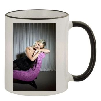 Jennifer Ellison 11oz Colored Rim & Handle Mug