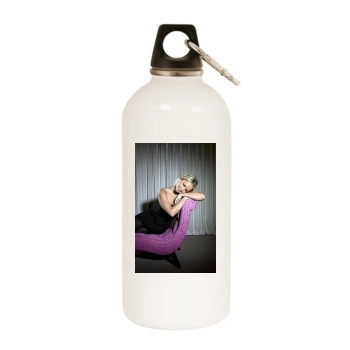 Jennifer Ellison White Water Bottle With Carabiner