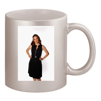 Jennifer Garner 11oz Metallic Silver Mug