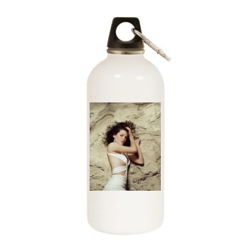 Jennifer Garner White Water Bottle With Carabiner