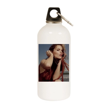 Jennifer Garner White Water Bottle With Carabiner