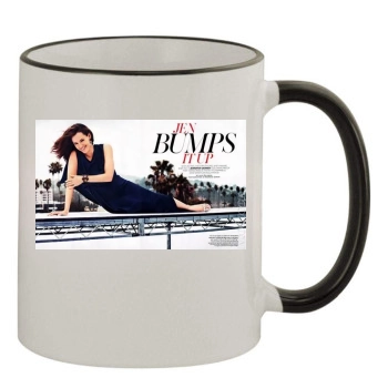 Jennifer Garner 11oz Colored Rim & Handle Mug