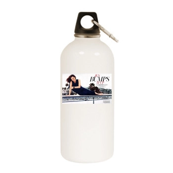 Jennifer Garner White Water Bottle With Carabiner