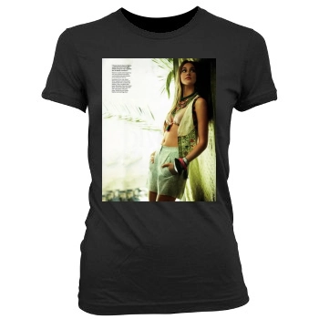 Jennifer Garner Women's Junior Cut Crewneck T-Shirt