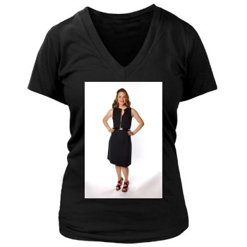 Jennifer Garner Women's Deep V-Neck TShirt