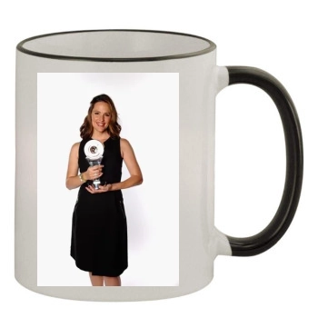 Jennifer Garner 11oz Colored Rim & Handle Mug