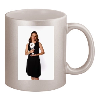 Jennifer Garner 11oz Metallic Silver Mug