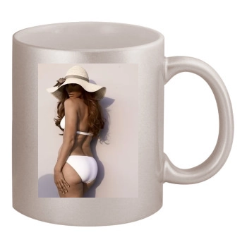 Jennifer Lopez 11oz Metallic Silver Mug