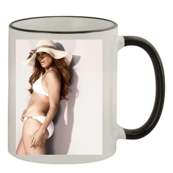 Jennifer Lopez 11oz Colored Rim & Handle Mug