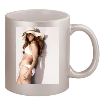 Jennifer Lopez 11oz Metallic Silver Mug