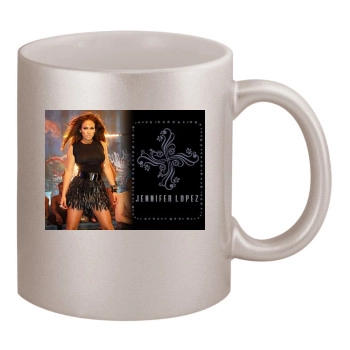 Jennifer Lopez 11oz Metallic Silver Mug