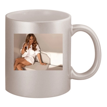 Jennifer Lopez 11oz Metallic Silver Mug