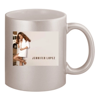 Jennifer Lopez 11oz Metallic Silver Mug