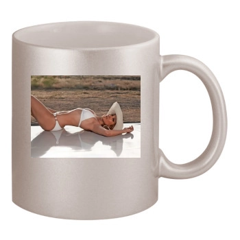 Jennifer Lopez 11oz Metallic Silver Mug