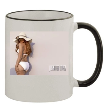 Jennifer Lopez 11oz Colored Rim & Handle Mug