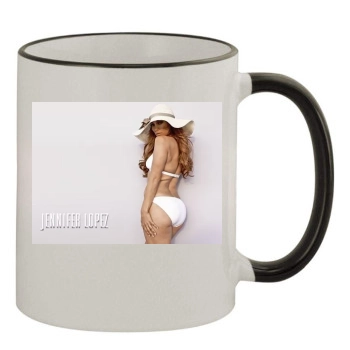 Jennifer Lopez 11oz Colored Rim & Handle Mug