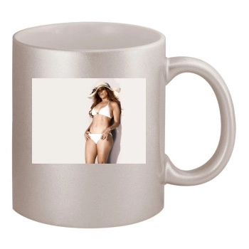 Jennifer Lopez 11oz Metallic Silver Mug