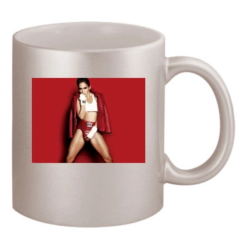 Jennifer Lopez 11oz Metallic Silver Mug