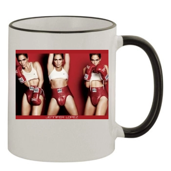 Jennifer Lopez 11oz Colored Rim & Handle Mug