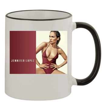 Jennifer Lopez 11oz Colored Rim & Handle Mug