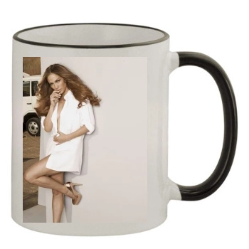 Jennifer Lopez 11oz Colored Rim & Handle Mug