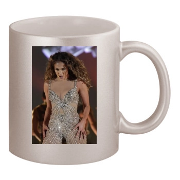 Jennifer Lopez 11oz Metallic Silver Mug