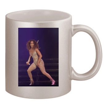 Jennifer Lopez 11oz Metallic Silver Mug