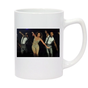 Jennifer Lopez 14oz White Statesman Mug