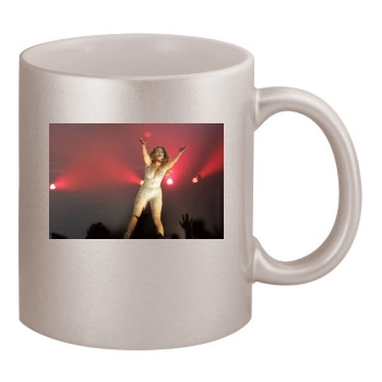 Jennifer Lopez 11oz Metallic Silver Mug