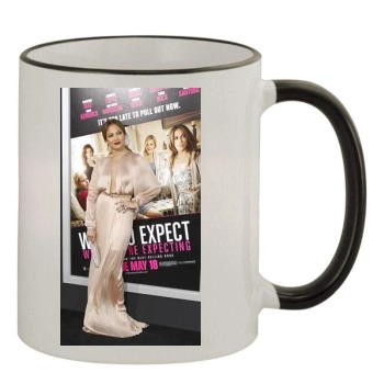 Jennifer Lopez 11oz Colored Rim & Handle Mug