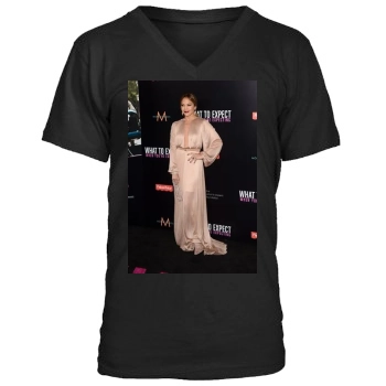 Jennifer Lopez Men's V-Neck T-Shirt