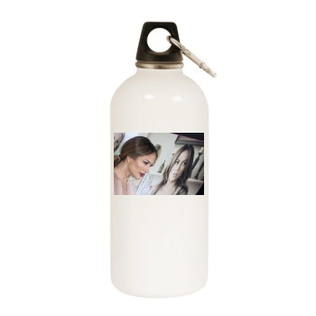 Jennifer Lopez White Water Bottle With Carabiner