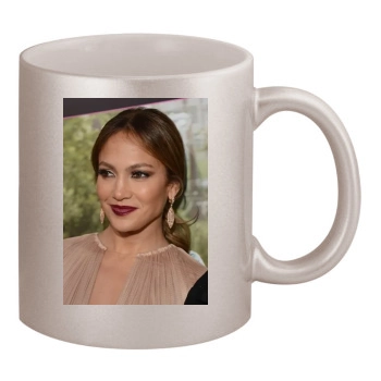 Jennifer Lopez 11oz Metallic Silver Mug