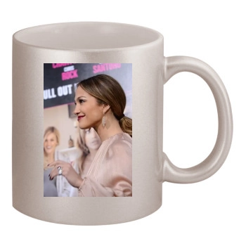 Jennifer Lopez 11oz Metallic Silver Mug