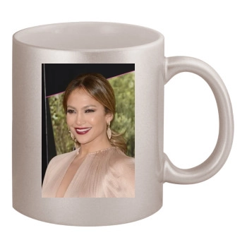 Jennifer Lopez 11oz Metallic Silver Mug