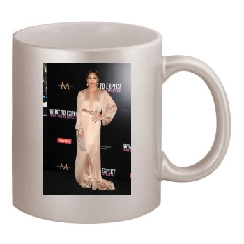 Jennifer Lopez 11oz Metallic Silver Mug