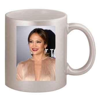 Jennifer Lopez 11oz Metallic Silver Mug