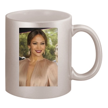 Jennifer Lopez 11oz Metallic Silver Mug