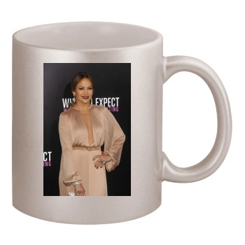 Jennifer Lopez 11oz Metallic Silver Mug