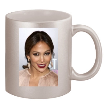 Jennifer Lopez 11oz Metallic Silver Mug